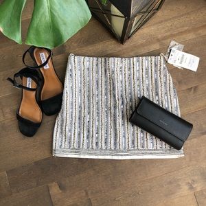 *Donated* NWT-Zara Beaded Mini Skirt